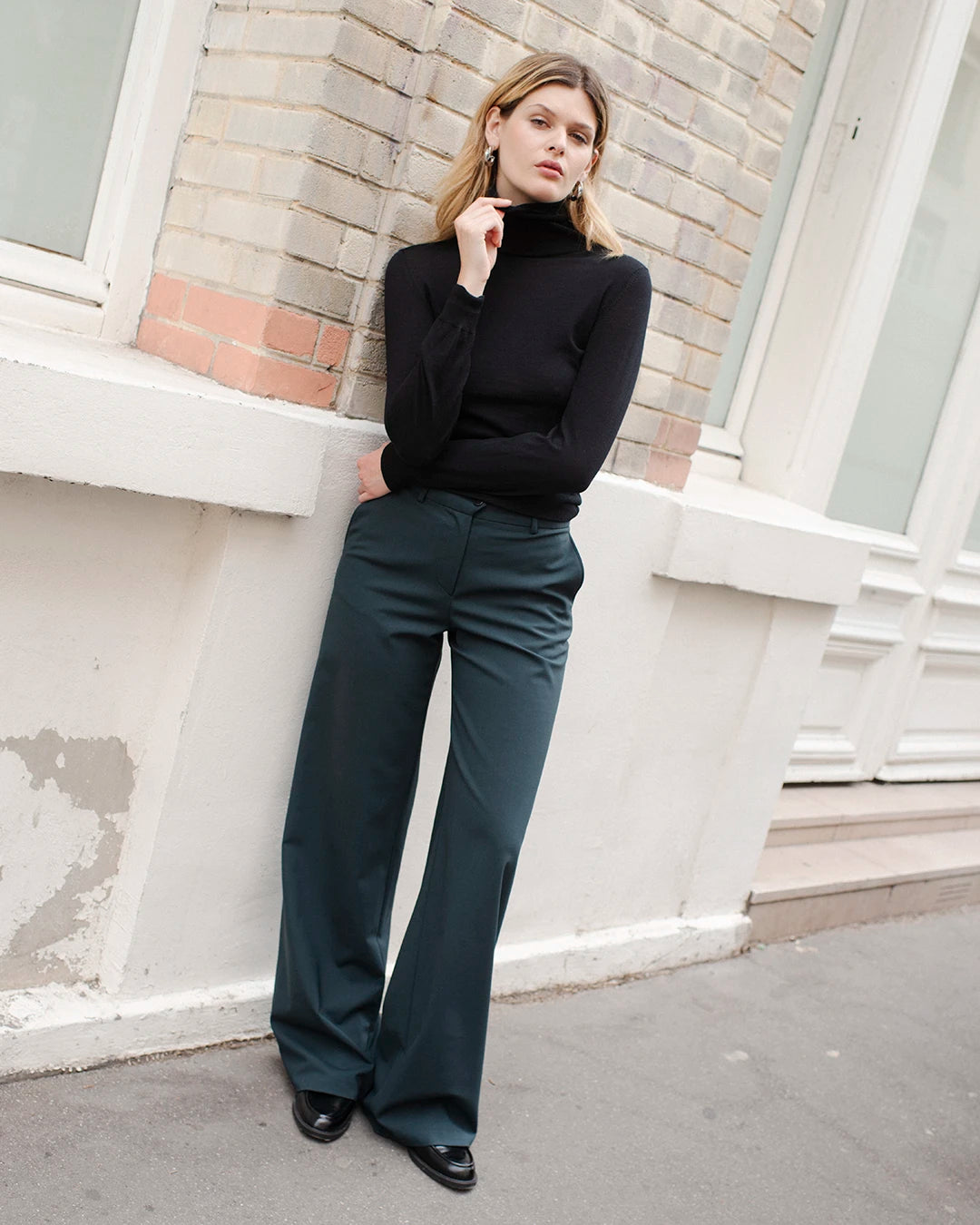Dinan Black Turtleneck